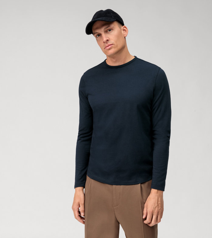 Oblymp Casual Wirk, Longsleeve, Marine