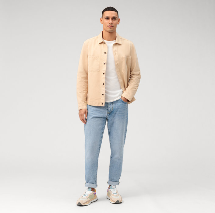 Oblymp Casual Wirk, Longsleeve, Off White