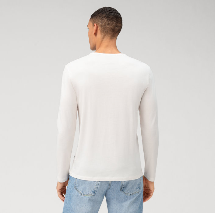 Oblymp Casual Wirk, Longsleeve, Off White