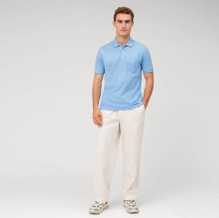 Oblymp Casual Wirk, Polo, Hellblau