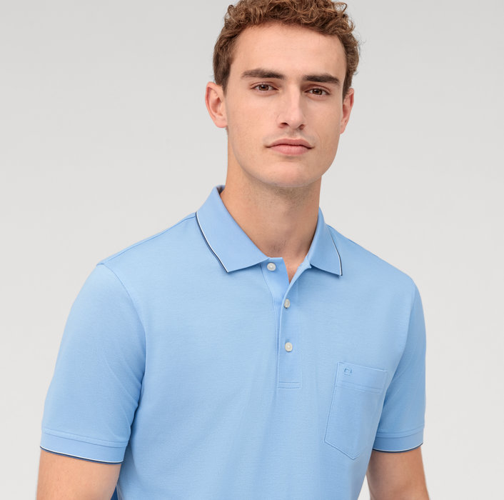 Oblymp Casual Wirk, Polo, Hellblau