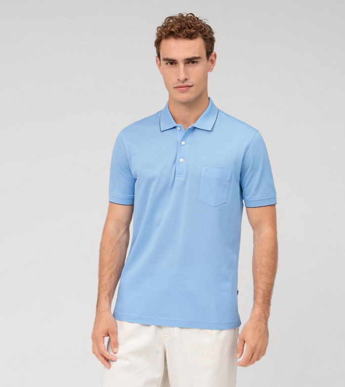 Oblymp Casual Wirk, Polo, Hellblau