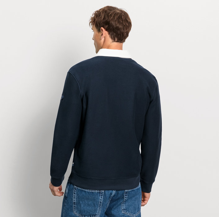 Oblymp Casual Wirk, Polo Langarm, Marine