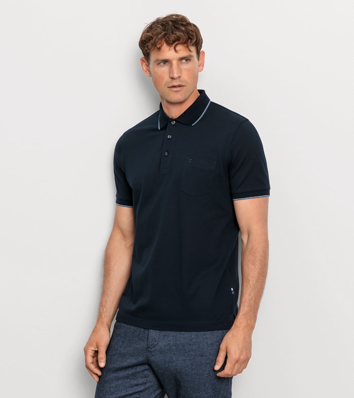 Oblymp Casual Wirk, Polo, Marine