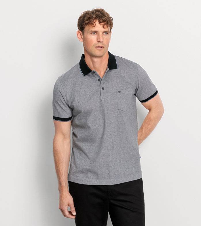 Oblymp Casual Wirk, Polo, Schwarz