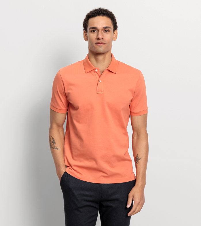 Oblymp Casual Wirk, Polo, Ziegelrot