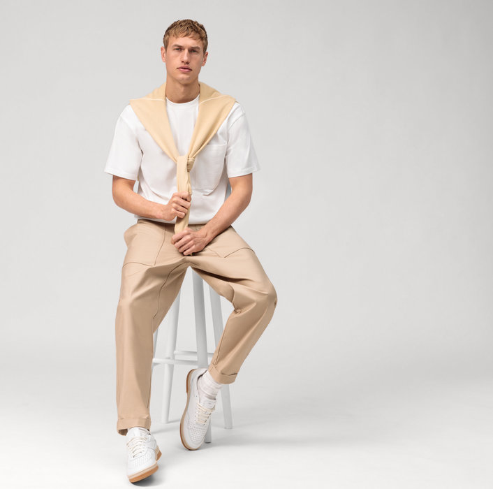 Oblymp Casual Wirk, T-Shirt, Off White