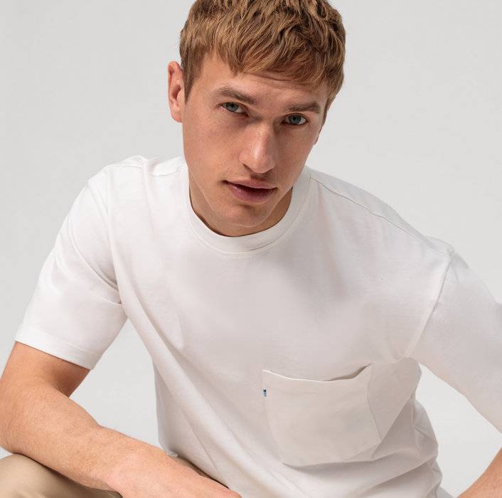 Oblymp Casual Wirk, T-Shirt, Off White