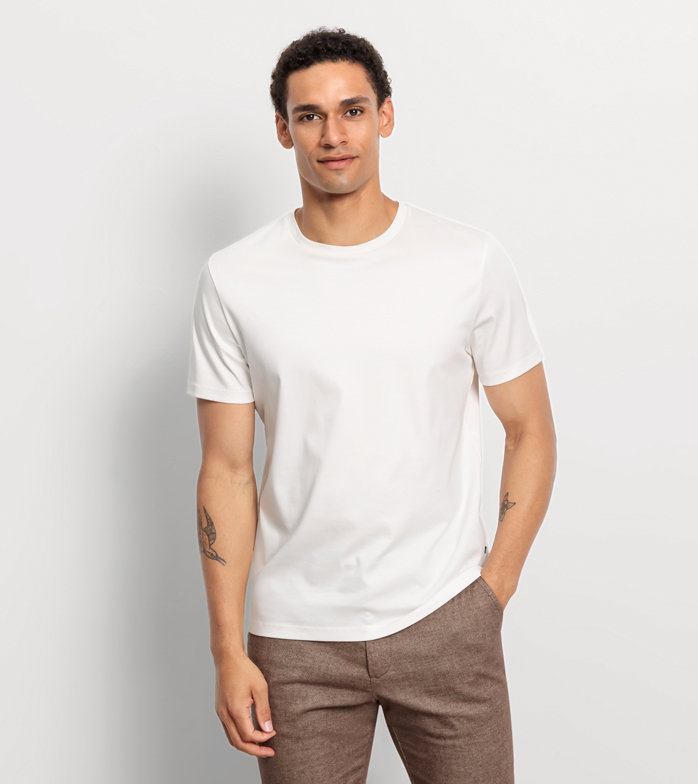 Oblymp Casual Wirk, T-Shirt, Off White