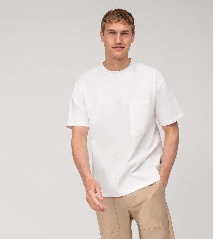Oblymp Casual Wirk, T-Shirt, Off White