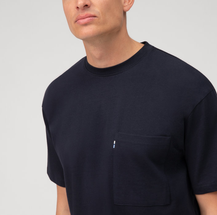 Oblymp Casual Wirk, T-Shirt, Relaxed Fit, Marine