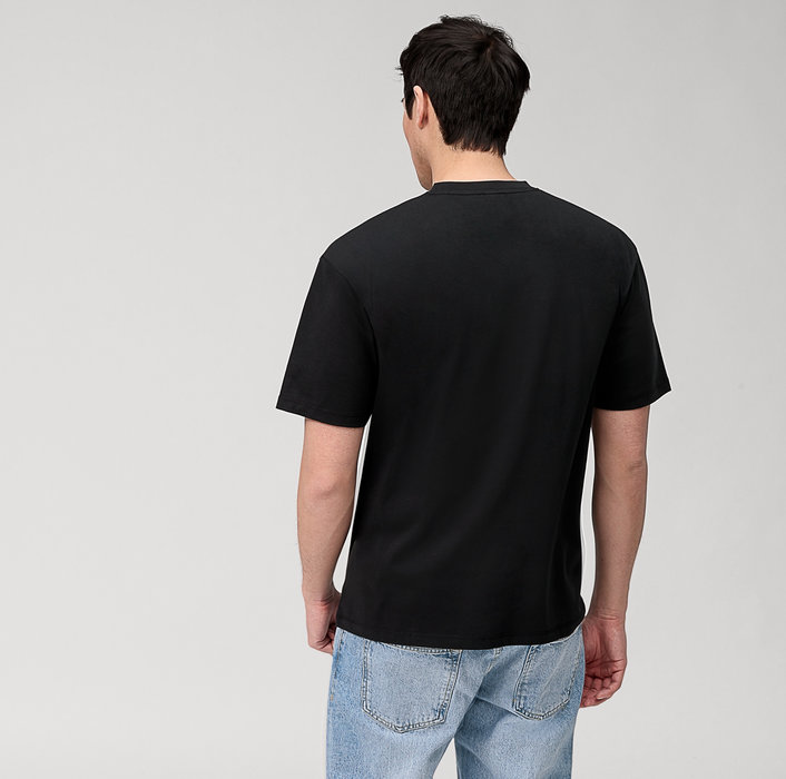 Oblymp Casual Wirk, T-Shirt, Relaxed Fit, Schwarz