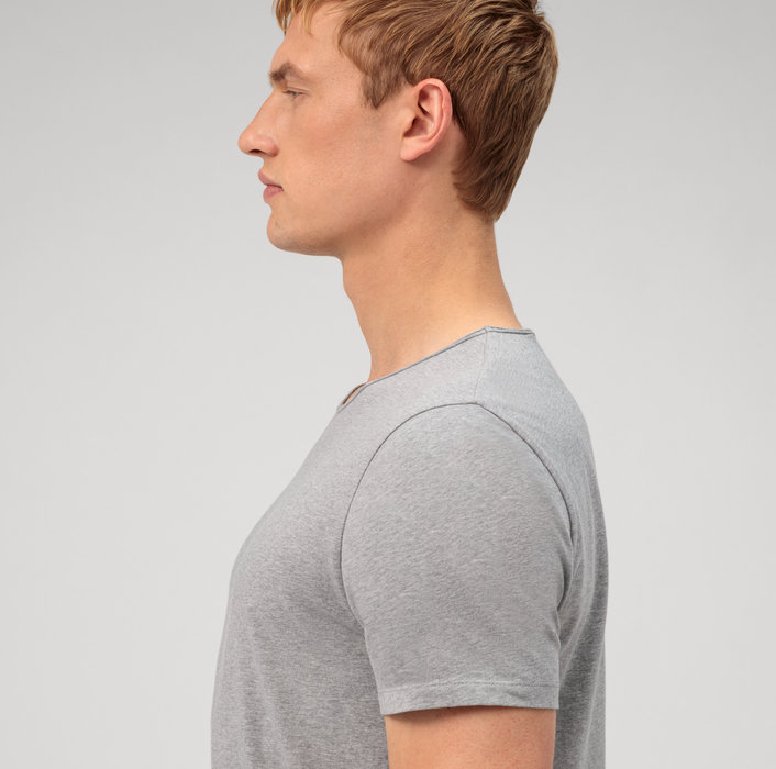 Oblymp Casual Wirk, T-Shirt, Silbergrau