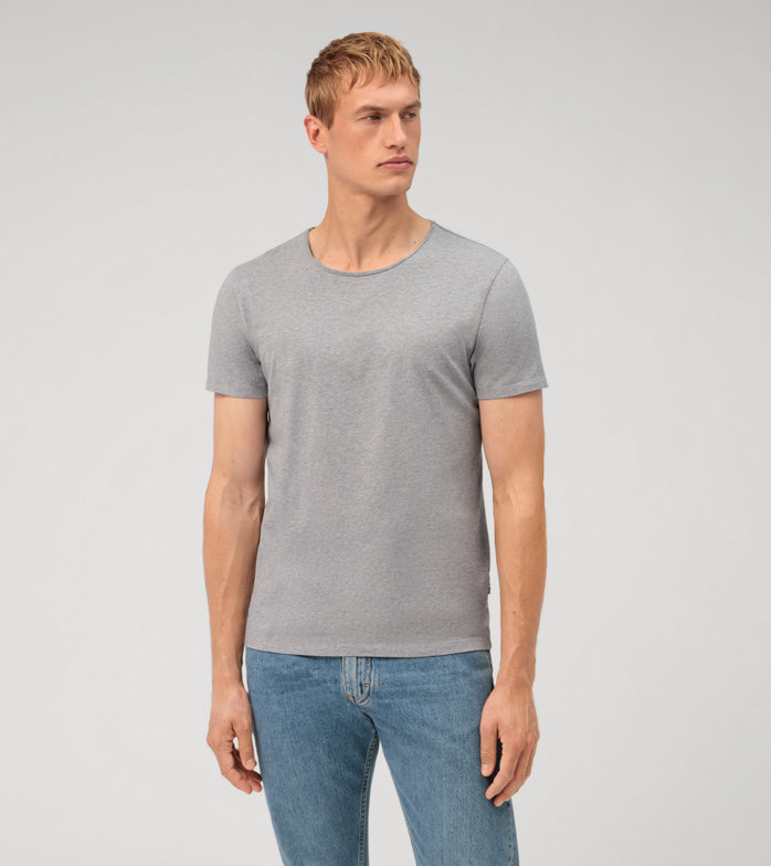 Oblymp Casual Wirk, T-Shirt, Silbergrau