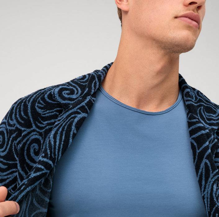 Oblymp Casual WirkT-Shirt, Rauchblau