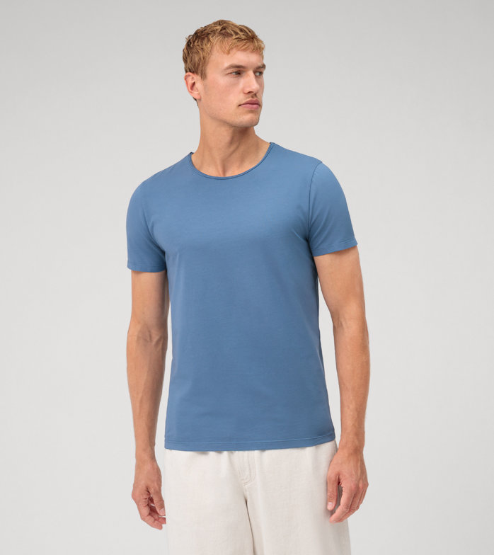Oblymp Casual WirkT-Shirt, Rauchblau