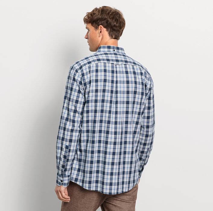 Oblymp CasualFreizeithemd, Regular Fit, Kent, Marine