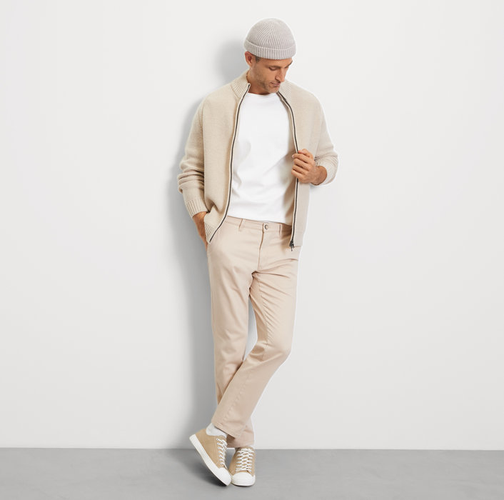 Oblymp Chino, Modern Fit, Hose, Natur