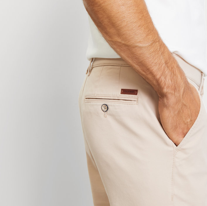 Oblymp Chino, Modern Fit, Hose, Natur