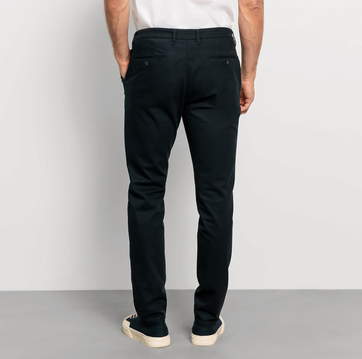 Oblymp Chinoslim Fit, Hose, Marine