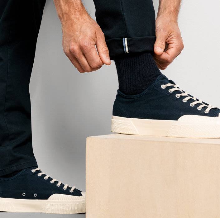 Oblymp Chinoslim Fit, Hose, Marine