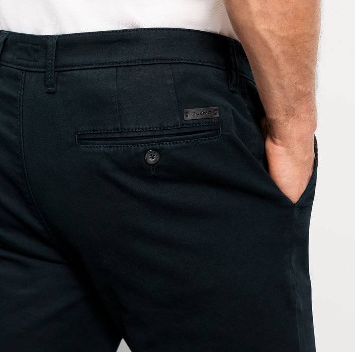 Oblymp Chinoslim Fit, Hose, Marine