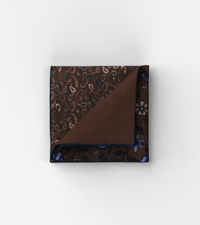 Oblymp Einstecktuch, 30x30cm, Braun