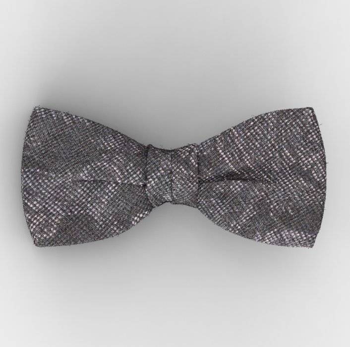 Oblymp Fliege/Einstecktuch Set, Mittelgrau