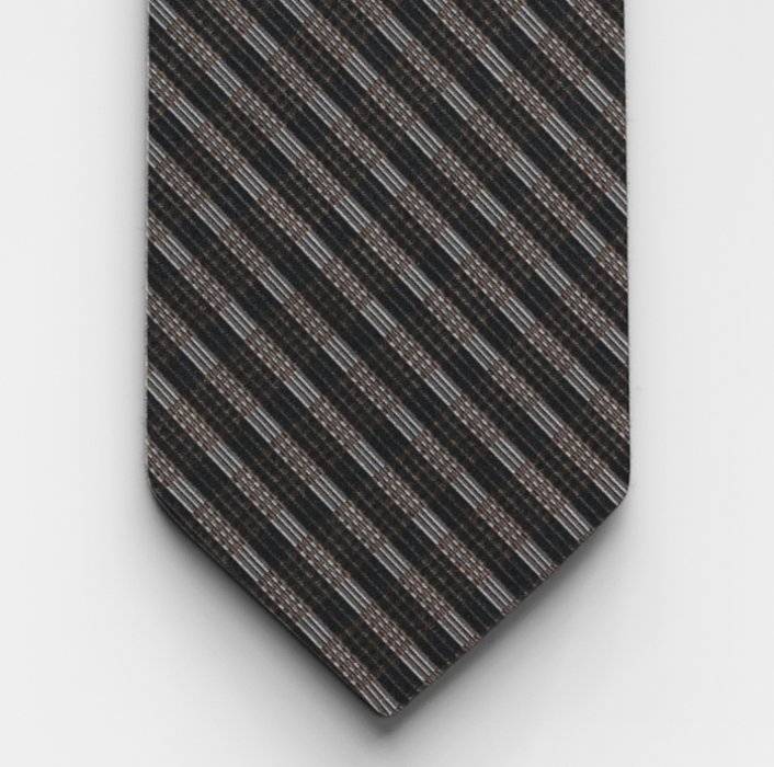 Oblymp Krawatte, Slim 6,5 Cm, Braun