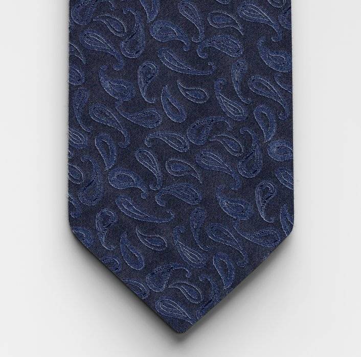 Oblymp Krawatte, Slim 6,5 Cm, Marine