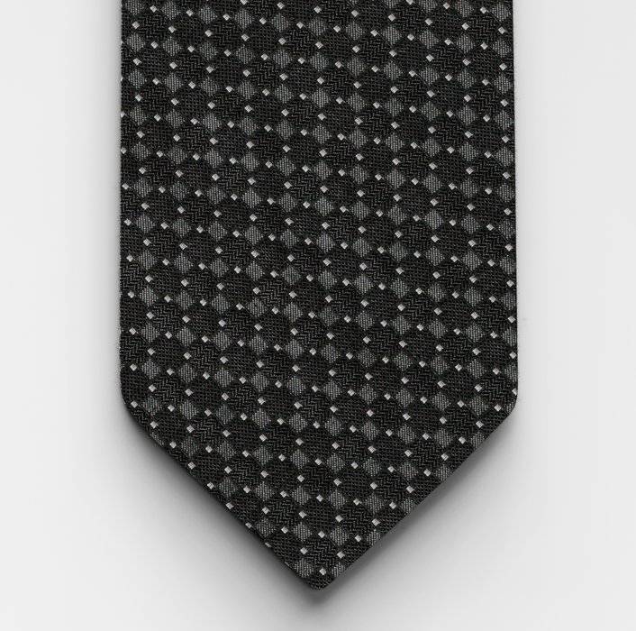 Oblymp Krawatte, Slim 6,5 Cm, Schwarz