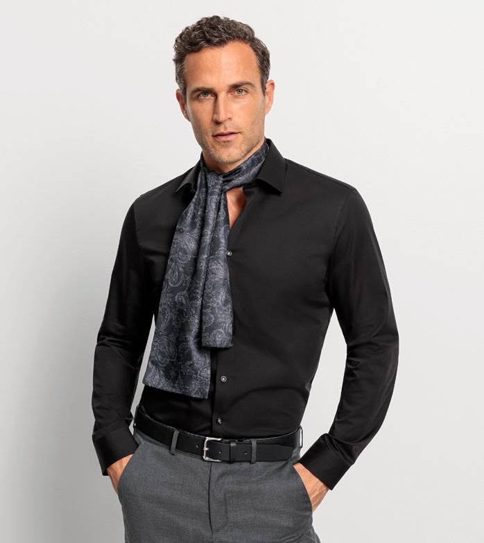 Oblymp Schal, Mittelgrau