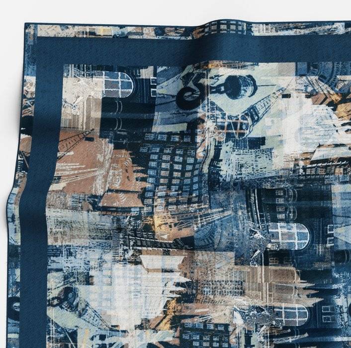 Oblymp SIGNATURE Bandana, 60x60 Cm, Nachtblau