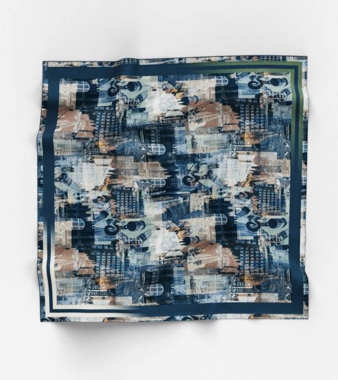 Oblymp SIGNATURE Bandana, 60x60 cm, Nachtblau