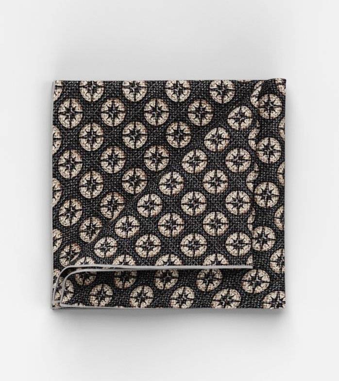 Oblymp SIGNATURE Einstecktuch, 28x28 cm, Anthrazit