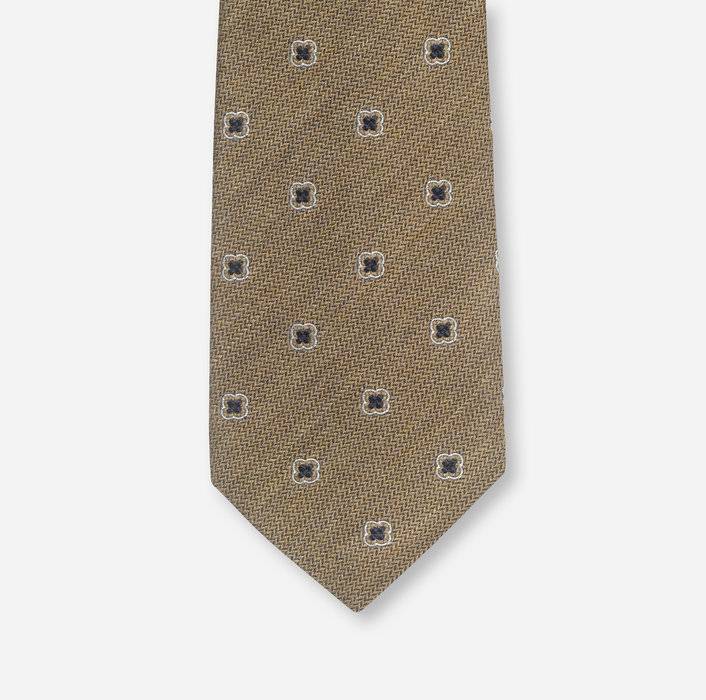 Oblymp SIGNATURE Krawatte, Regular 7,5 Cm, Caramel