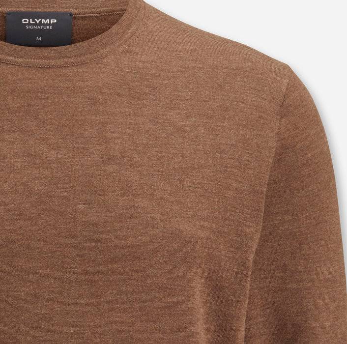 Oblymp SIGNATURE Strick, Pullover, Nougat