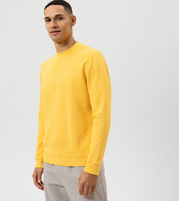 Oblymp Sweat, Sweatshirt, modern fit, Gelb