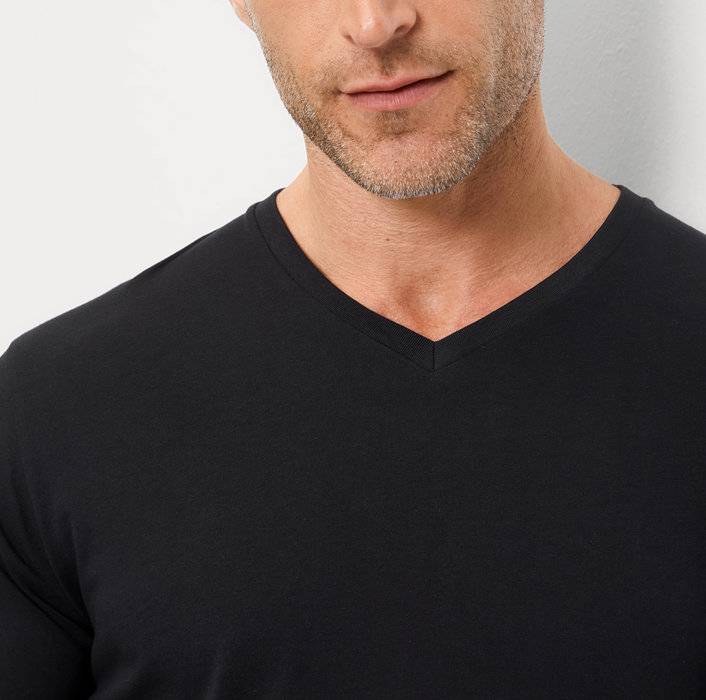 Oblymp Unterzieh-T-Shirts, Modern Fit, Schwarz