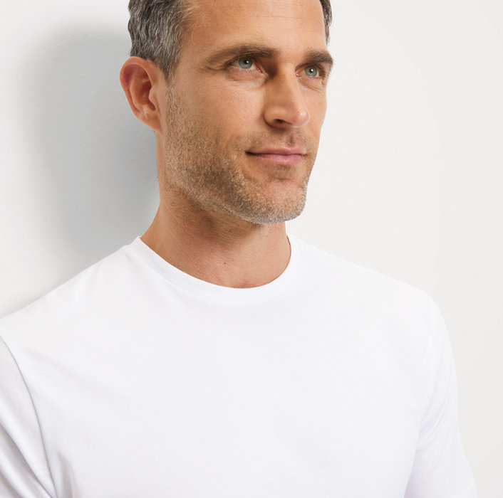 Oblymp Unterzieh-T-Shirts, Modern Fit, Weiß