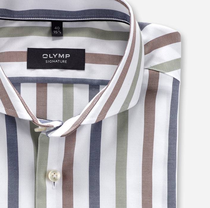 Oblymp SIGNATURE, Businesshemd, Tailored Fit, SIGNATURE Hai, Nachtblau