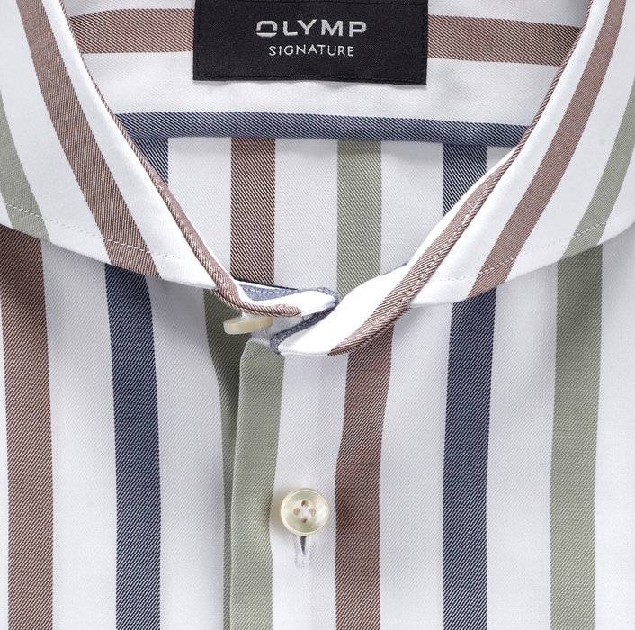 Oblymp SIGNATURE, Businesshemd, Tailored Fit, SIGNATURE Hai, Nachtblau