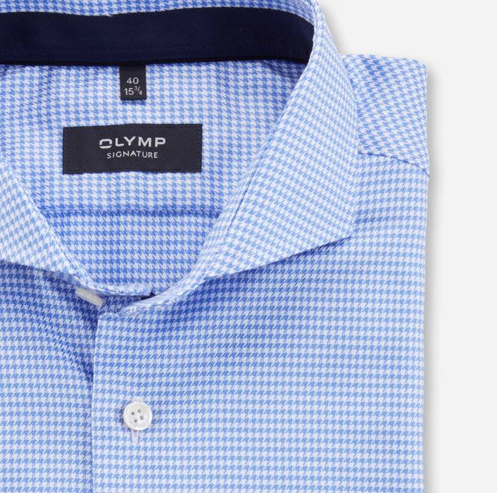 Oblymp SIGNATURE, Businesshemd, Tailored Fit, SIGNATURE Hai, Bleu
