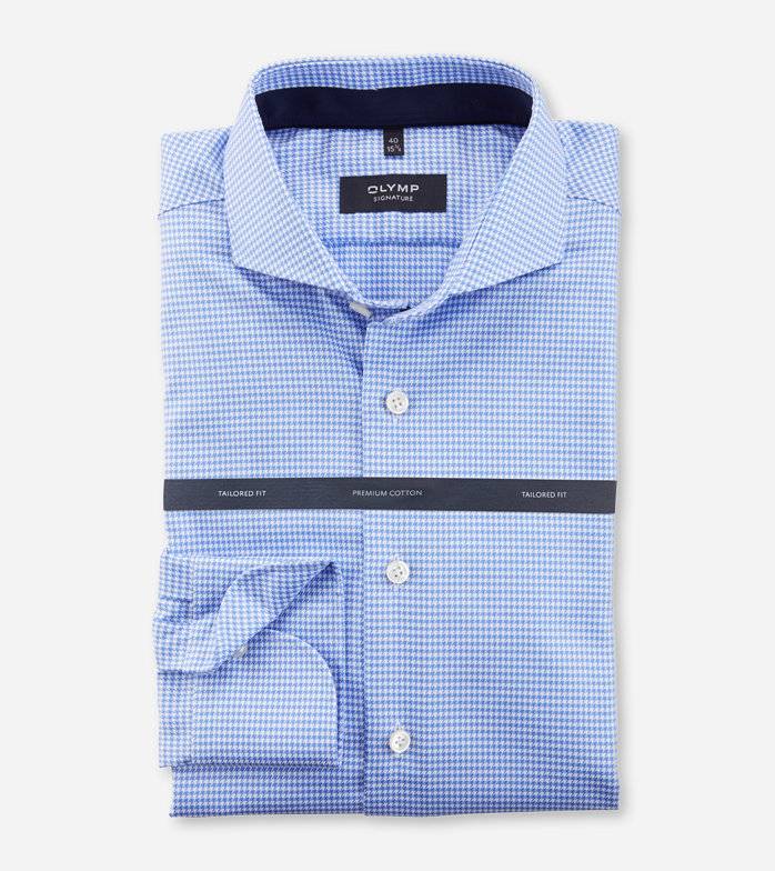 Oblymp SIGNATURE, Businesshemd, tailored fit, SIGNATURE Hai, Bleu