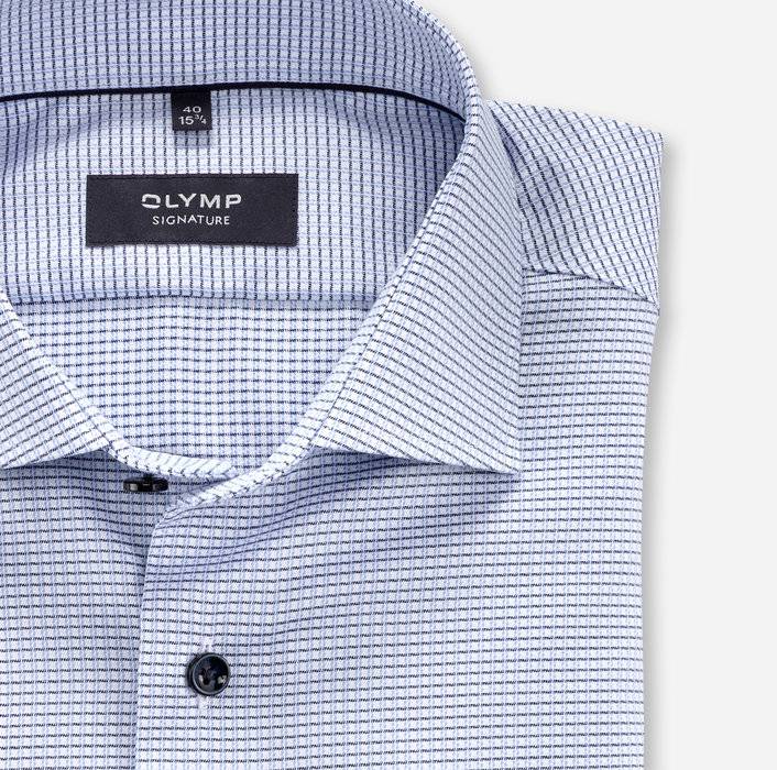 Oblymp SIGNATURE, Businesshemd, Tailored Fit, SIGNATURE Kent, Bleu