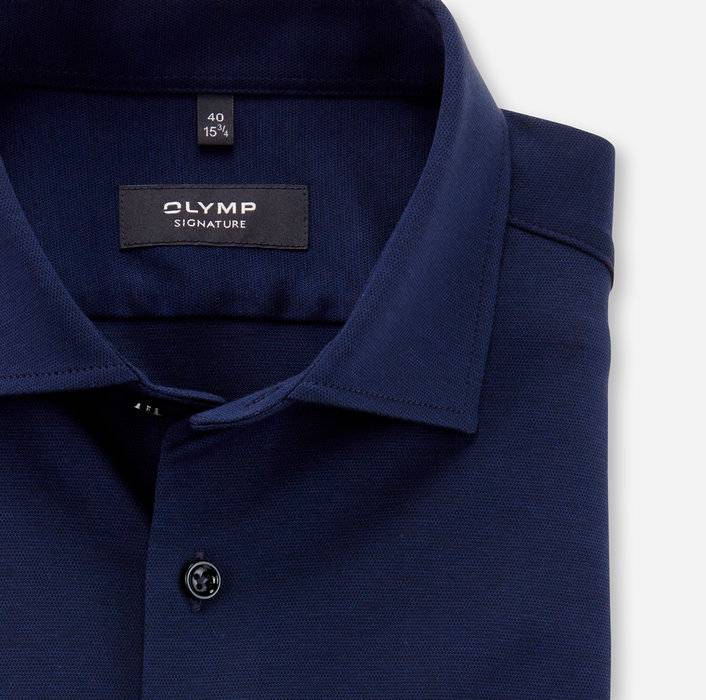 Oblymp SIGNATURE, Businesshemd, Tailored Fit, SIGNATURE Kent, Nachtblau