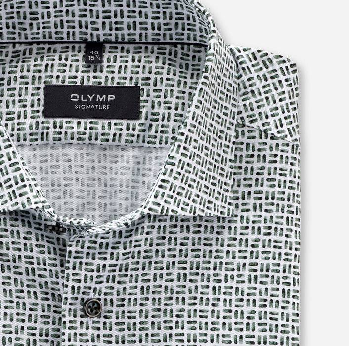 Oblymp SIGNATURE, Businesshemd, Tailored Fit, SIGNATURE Kent, Hellgrün