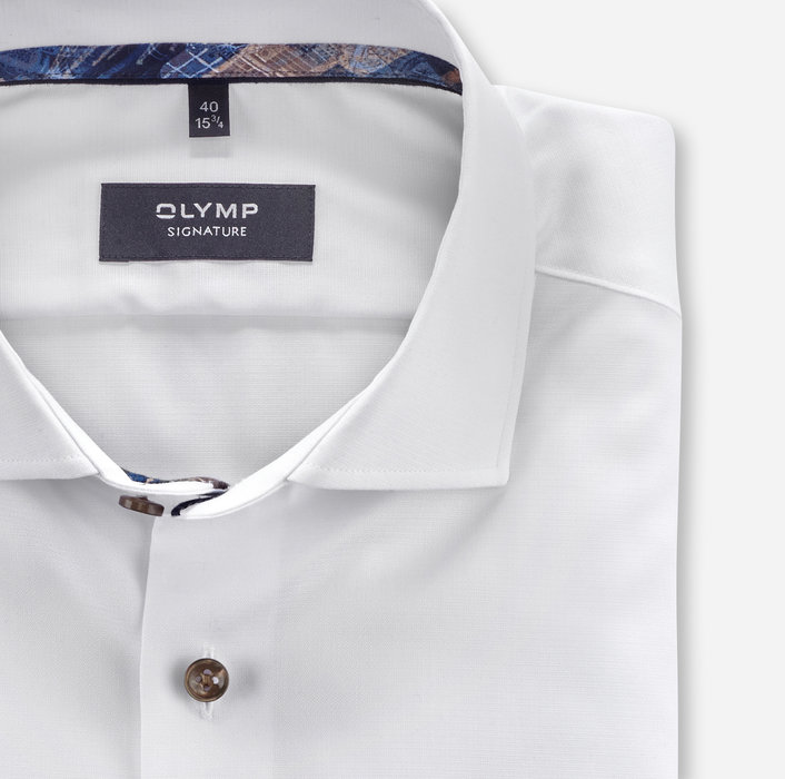 Oblymp SIGNATURE, Businesshemd, Tailored Fit, SIGNATURE Kent, Weiß