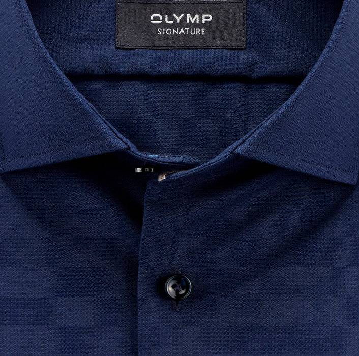 Oblymp SIGNATURE, Businesshemd, Tailored Fit, SIGNATURE Kent, Nachtblau