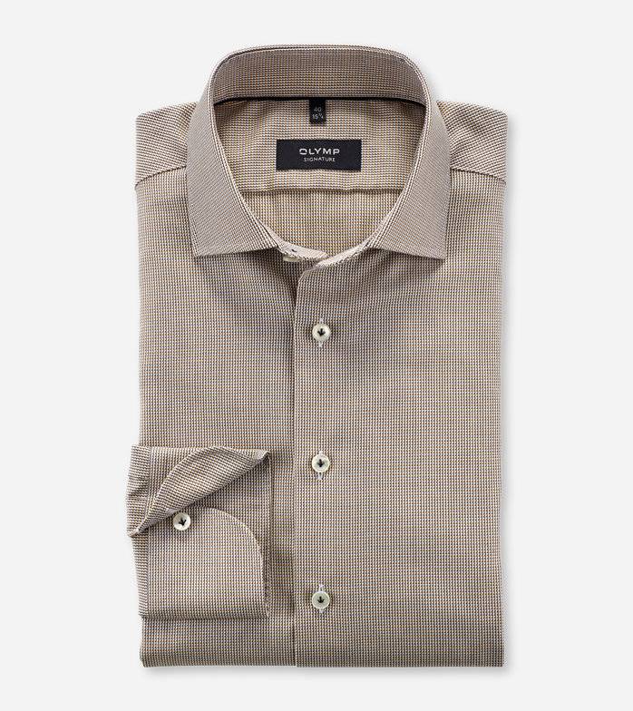 Oblymp SIGNATURE, Businesshemd, tailored fit, SIGNATURE Kent, Gelb